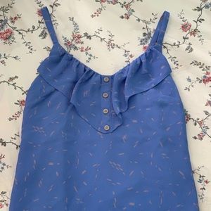 Blue Tank Blouse